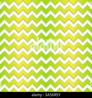 Green and yellow gradient contour abstract geometrical seamless pattern background Stock Vector