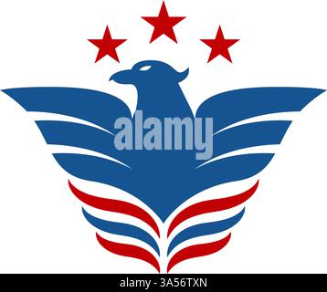 Military academy logo design template Stock Vector