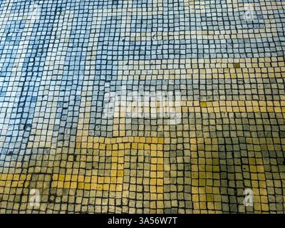 Small mosaic tiles background. Stock Photo
