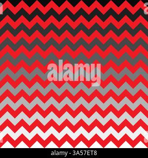 black n red gradient contour abstract 3d geometrical cubes seamless pattern background for wallpaper, pattern, web, blog, surface, textures, graphic Stock Vector