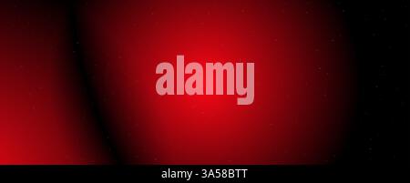 WebBackground with trendy gradient and noise. Red and black colors. Glare from lenses, overlay texture. Vector banner with dust and smooth color Stock Vector