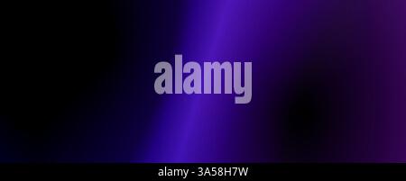 Background with trendy gradient and noise. Black and violet colors. Glare from lenses, overlay texture. Vector banner with dust and smooth color Stock Vector