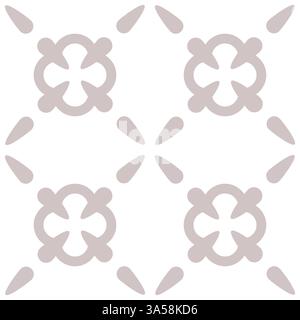 Minimalist Repeating Tile Pattern Vector Stock Vector