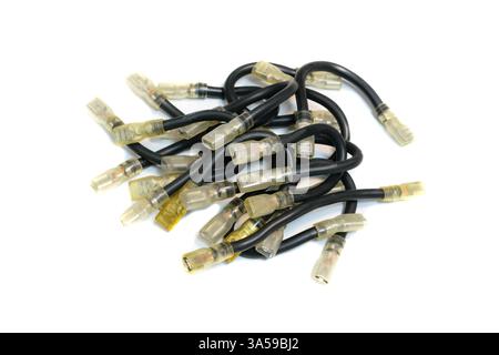 Electrical component series female per-insulating connectors terminal Stock Photo