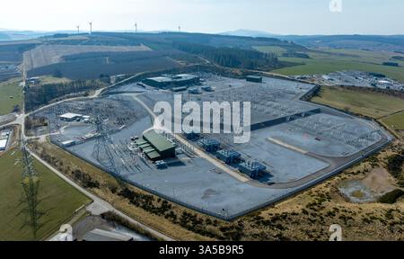 Blackhillock Substation, Keith, Moray, Scotland.  operated by Scottish Southern Electricity Network (SSEN) the UK's largest substation. Stock Photo