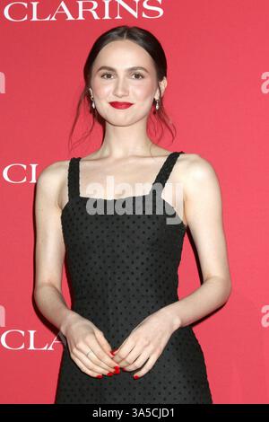 Ca. 21st Mar, 2025. Maude Apatow at arrivals for Clarins ICONS Gala