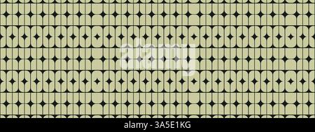 Seamless minimalist pattern wallpaper, vector art illustration Stock Vector