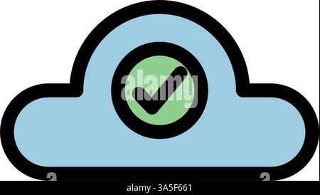 Cloud computing symbol - Cloud computing, cloud infrastructure, technology and network icon. Stock Vector