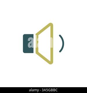Minimum volume sound music vector icon. Graph symbol for music and sound web site and apps design, logo, app, UI Stock Vector