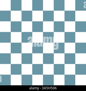 Grey blue and white chess board art, chess backgroun Stock Vector