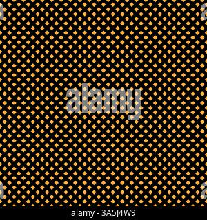 Seamless orange square boxes pattern on black background for wallpaper, texture, web, blog, print or graphic design. Stock Vector