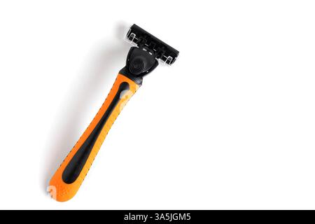 Shaving razor isolated on white background Stock Photo