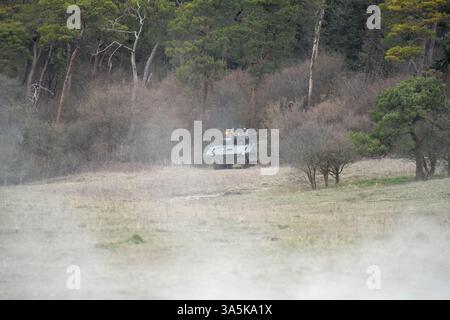 British army General Dynamics Ajax tank; (turreted, reconnaissance and