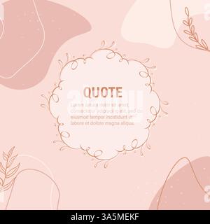 Floral frame in sketch style on white background. Floral sketch. Vintage frame logo. Hand drawn. Line icon. Line art. Vector design Stock Vector