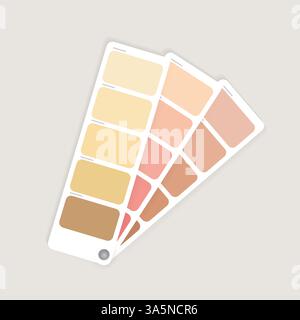 Vector color palette. Illustration for print design. Icon set. Stock Vector