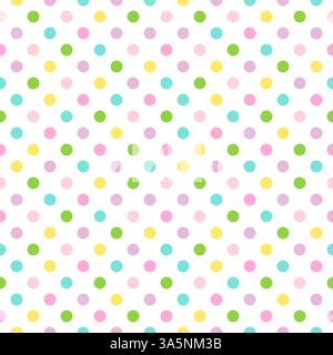 Party Polka dot Decor Seamless Pattern Stock Vector