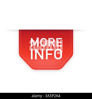 More info, great design for any purposes. Illustration, vector. Vector background. Stock Vector