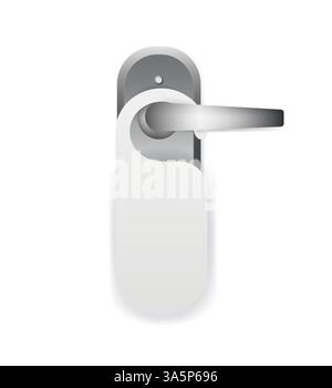 Door hanger on whte background. Vector illustration. Stock Vector