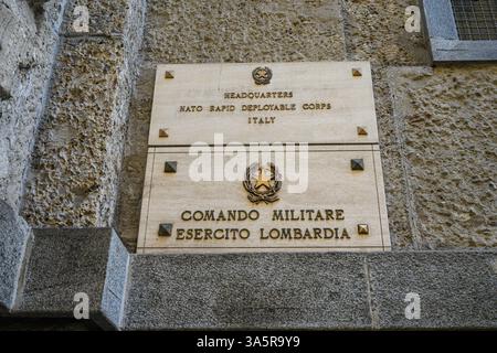 Headquarters Nato Rapid Deployable Corps, Cusani Palace, Milan, italy ...