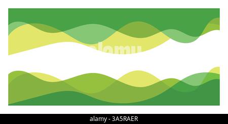 Liquid color wavy background template Stock Vector