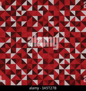 Mosaic. Seamless pattern of geometric shapes. Geometric vector background. Colorful triangle pattern. Stock Vector