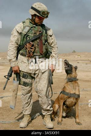 Nov 05, 2004; FOB Kalsu, Iraq; An AH-1W Super Cobra helicopter from the ...