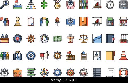 Management icons High-Quality Vector Icons Collection with Editable Stroke. Ideal for Professional and Creative Projects. Stock Vector