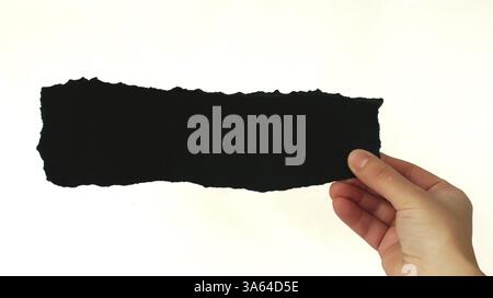 Piece of paper with space for text Stock Photo