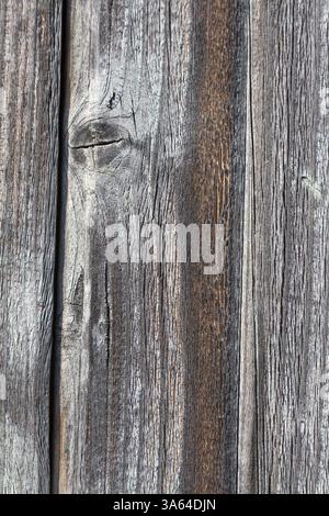 Texture - old wooden boards of brown and grey color Stock Photo