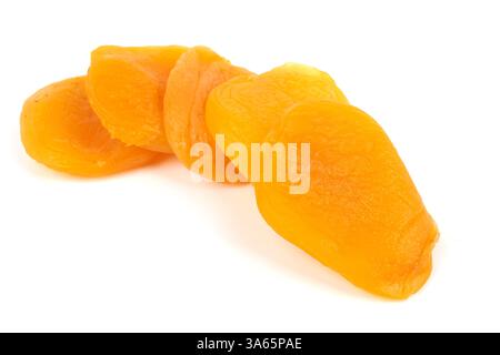 Dried apricots isolated on white background Stock Photo