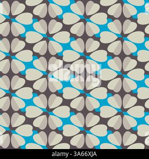 Seamless mosaic pattern. Geometric background. Vector Illustration. Stock Vector