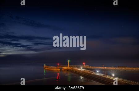 Whitby Harbour, North Yorkshire, UK. Stock Photo