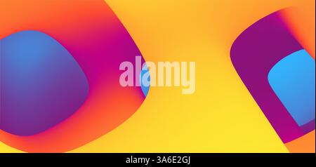 Colorful gradient fluid backgrounds with dynamic liquid forms. Covers design template for flyer leaflet, brochure design, report, presentation or maga Stock Vector