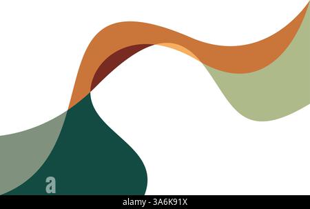 Abstract color wave vector background. fluid colorful abstract design Stock Vector
