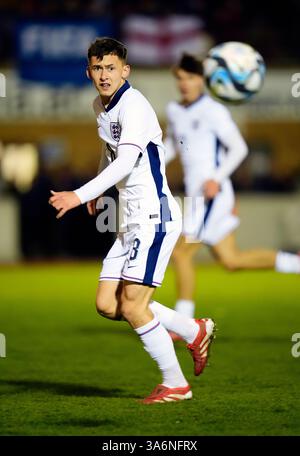 England's Christopher Rigg during the UEFA European Under-19 ...