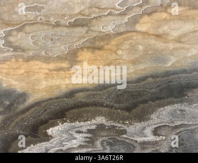 Natural brown grey and beige marble with random abstract texture. Luxurious rare type light brown, white, beige, and grey natural marble stone, Seamle Stock Photo
