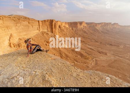 Edge of the world from Riyadh Saudi Arabia Stock Photo - Alamy