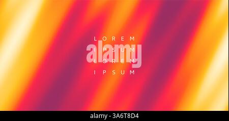 Wide stripped background. Stripes with color transition. Abstract background with dynamic effect and vibrant gradients. Illustration for cover, screen Stock Vector