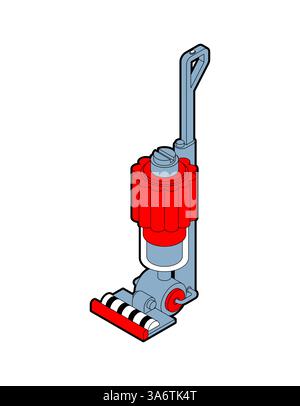 Handheld Vacuum Cleaner isolated. House cleaning machine Stock Vector