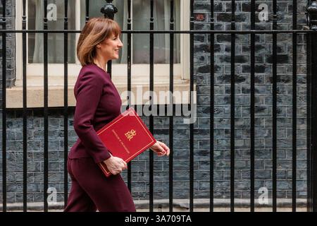 Chancellor of the Exchequer Rachel Reeves leaves 11 Downing Street in ...