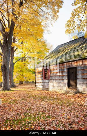Tempe Wick House in autumn Stock Photo