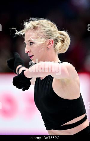 Amber GLENN (USA), during Women Free Skating, at the ISU World Figure