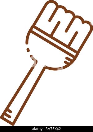 Pastry brush icon. Vector Stock Vector