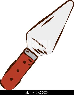 Cake server utensil icon. Vector Stock Vector