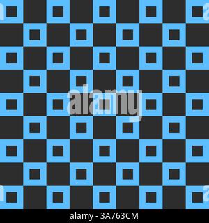 Retro square pattern featuring a seamless grid layout, perfect for backgrounds, wallpapers, and digital projects. High quality vector illustration wit Stock Vector