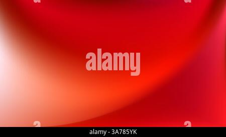 Elegant red gradient. Light and shadow blurred, flowing effect. Stock Vector