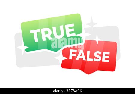 Two speech bubbles with FUTURE in green and PAST in red, symbolizing the contrast and transition between times. Stock Vector