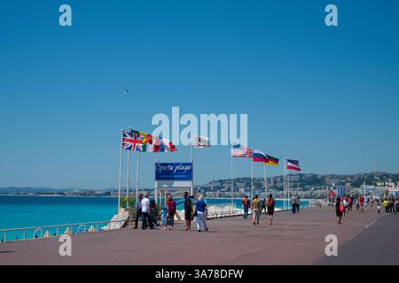 Promenade des Anglais, Nice Stock Photo
