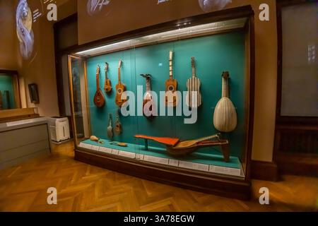 Collection of Ancient Musical Instruments at the Hofburg Stock Photo ...