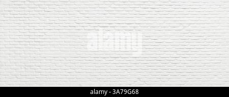 whitewashed brick wall, bright masonry texture as background Stock Photo